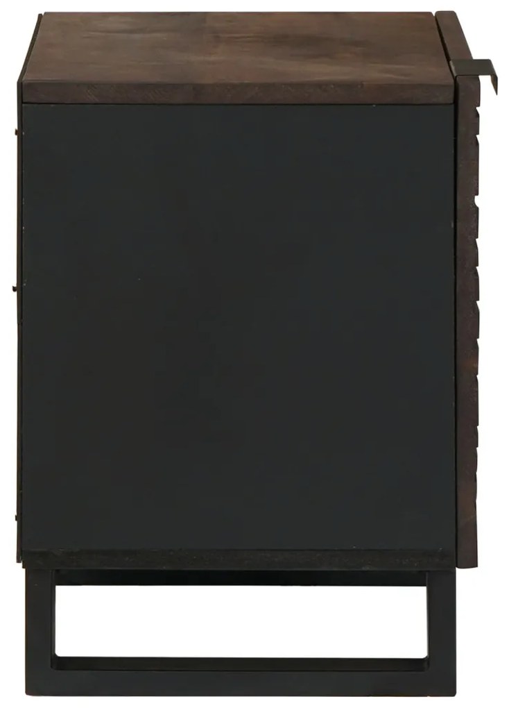 Éjjeli szekrény 40 x 33.5 x 46 cm - Tömör mangófából