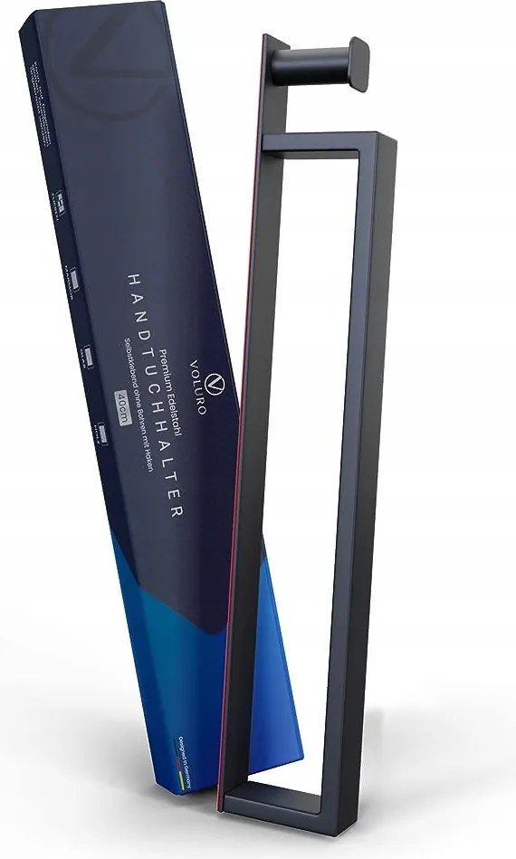 Fürdőszobai öntapadós törölközőtartó