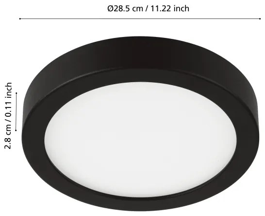 Eglo 98847 - LED-dimmelhető fürdőszobai lámpatest FUEVA-Z LED/19,5W/230V IP44