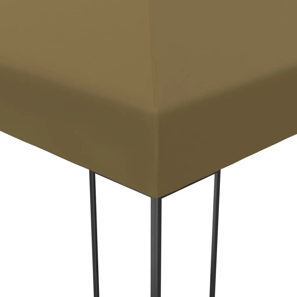 tópszínű pavilon 3 x 4 m 180 g/m²
