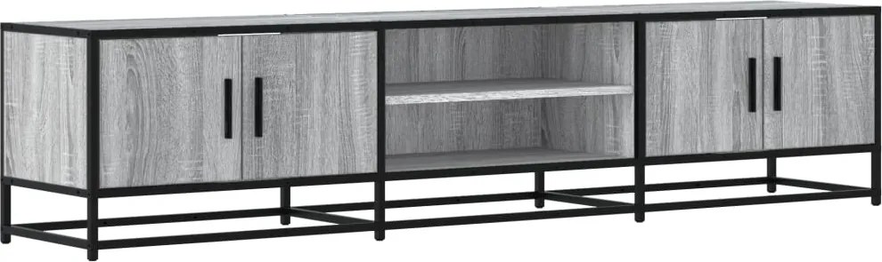 vidaXL szürke sonoma színű szerelt fa TV-szekrény 180 x 35 x 41 cm