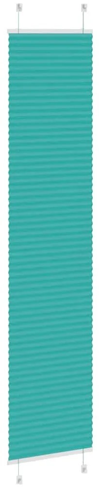 pliszírozott redőny Benzinzöld 45x200 cm szövetszélesség