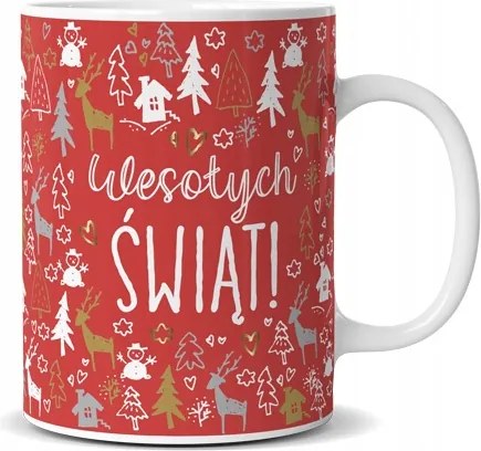 Karácsonyi Bögre Boldog Karácsonyt Mikulás Ajándék Karácsony