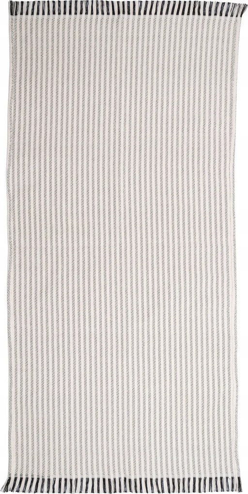 Natúr szőnyeg Kilim pamut rojtos 67x150cm