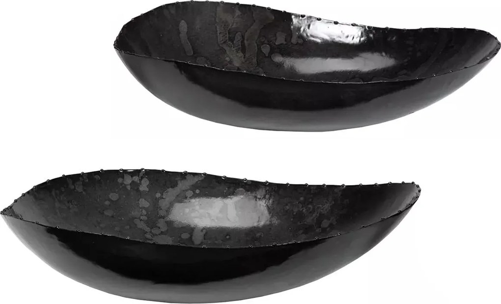 Dekorációs Tál Fém gyümölcs dekoráció szett 2 db-os