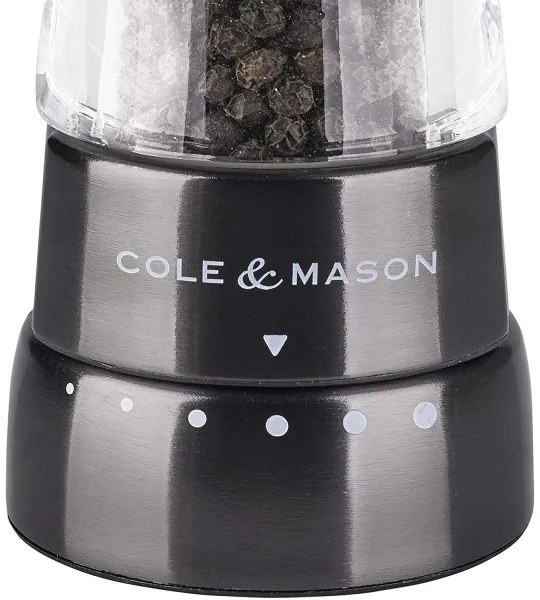 Cole&Mason DERWENT 2 részes só- és borsőrlő szett, 19 cm, antracit