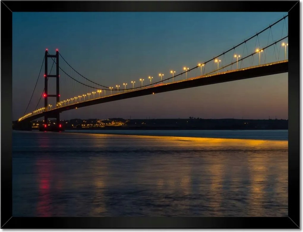 Poszterek keretben 40x30 Világító híd