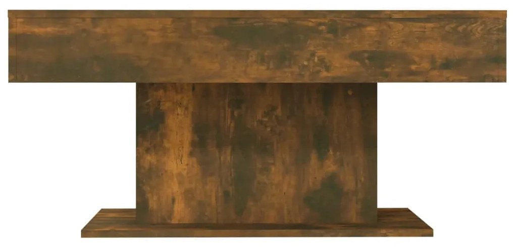 Füstös tölgy színű szerelt fa dohányzóasztal 96 x 50 x 45 cm