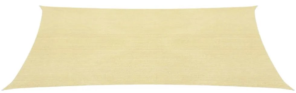 négyzet alakú HDPE napvitorla 2 x 2 m bézs
