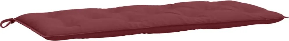 vidaXL melange bordó szövet kerti padpárna 120 x 50 x 7 cm