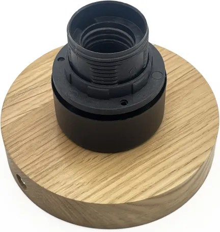 Mennyezeti lámpa HARMA WOOD 1xE27/15W/230V tölgy/fehér átm. 20 cm