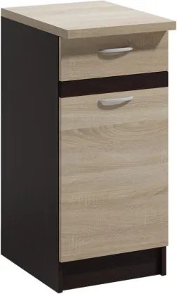 Konyhagarnitúra 240 cm. Világos Sonoma / Sötét Sonoma Színben. LIVIA