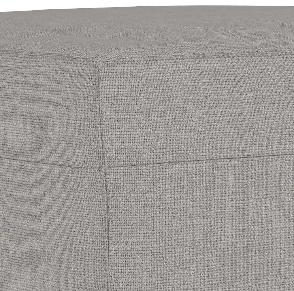 vidaXL világosszürke szövet pad 70 x 35 x 41 cm
