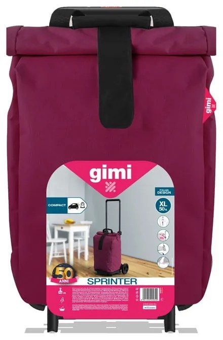 Gimi lila bevásárlókocsi, 50 l - Vileda