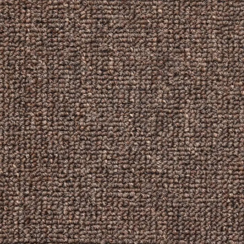 30 db kávébarna lépcsőszőnyeg 56x17x3 cm