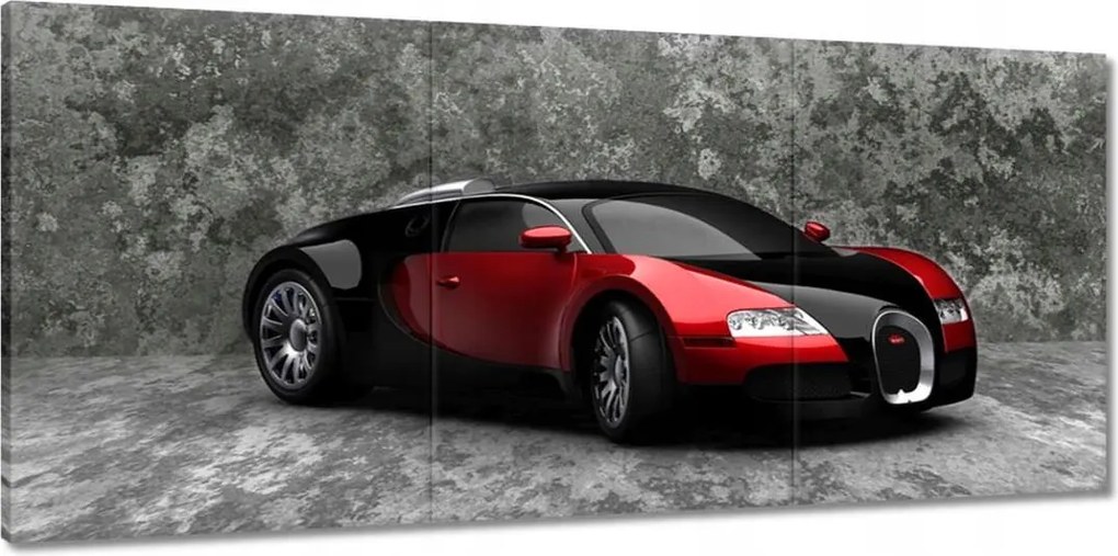 Vászonkép 150x70 Bugatti Veyron Piros
