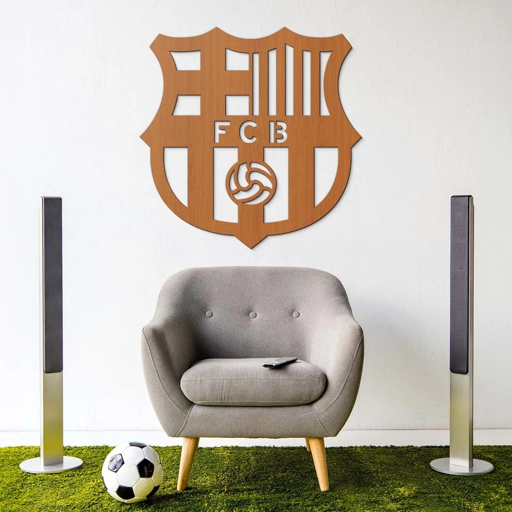 DUBLEZ | Fából készült logó - FC Barcelona | Fali kép