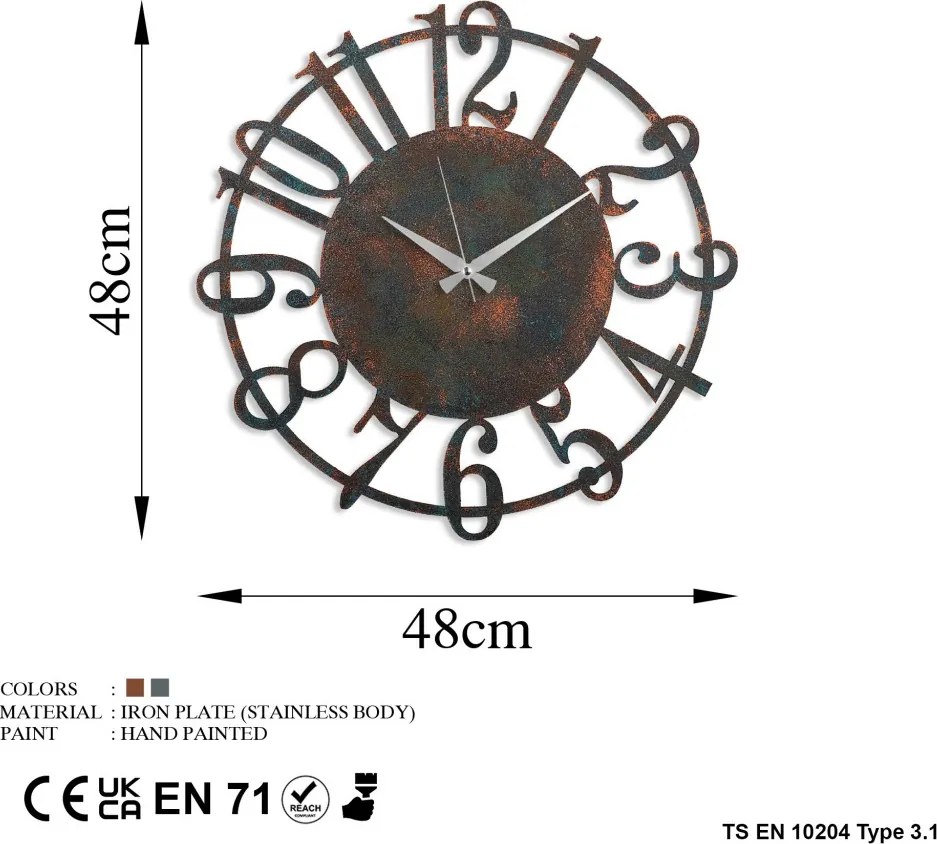 Fém falióra, Ø48 cm – TR891TNL2438