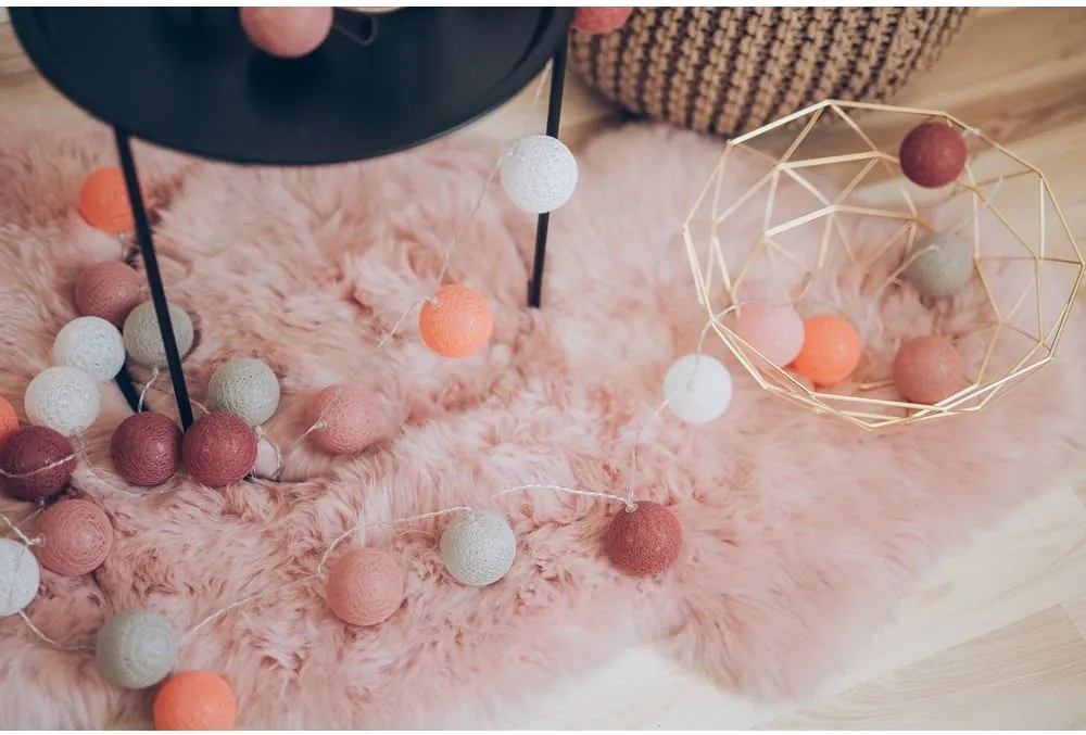 Színes LED fényfüzér, 30 gömbbel - Bonami Essentials