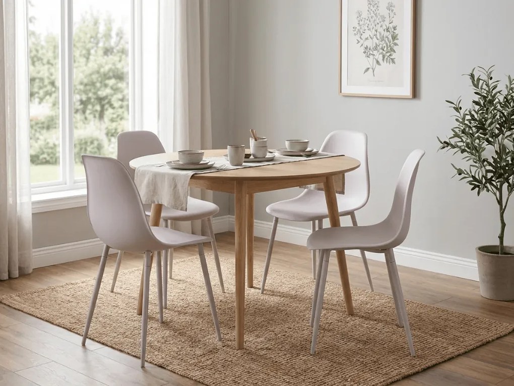 Étkezőszék OSAKA műanyag, rózsaszürke