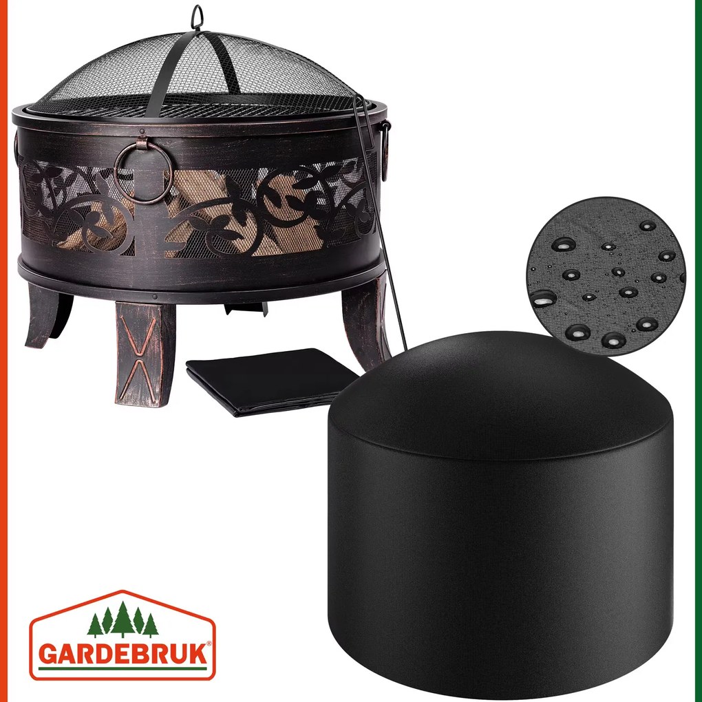 Gardebruk® Tűzrakóhely Ø66 cm - antik megjelenés