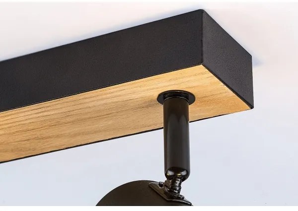 Rabalux 71152 - Spotlámpa METTA 2xE14/40W/230V tölgy