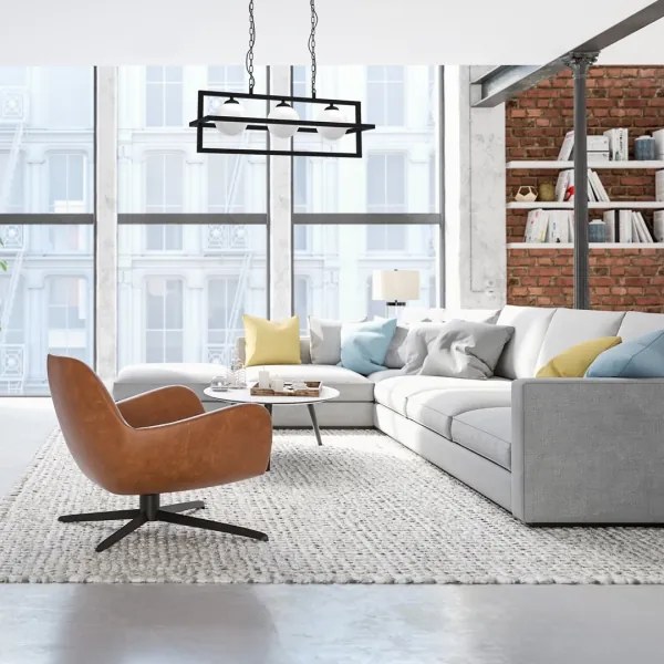 Csillár láncon DIEGO 3xE14/40W/230V fekete