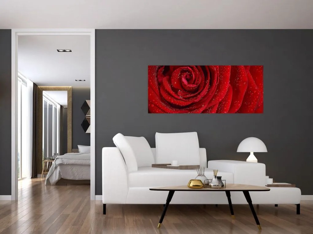 Kép - részlet a rózsáról (120x50 cm)