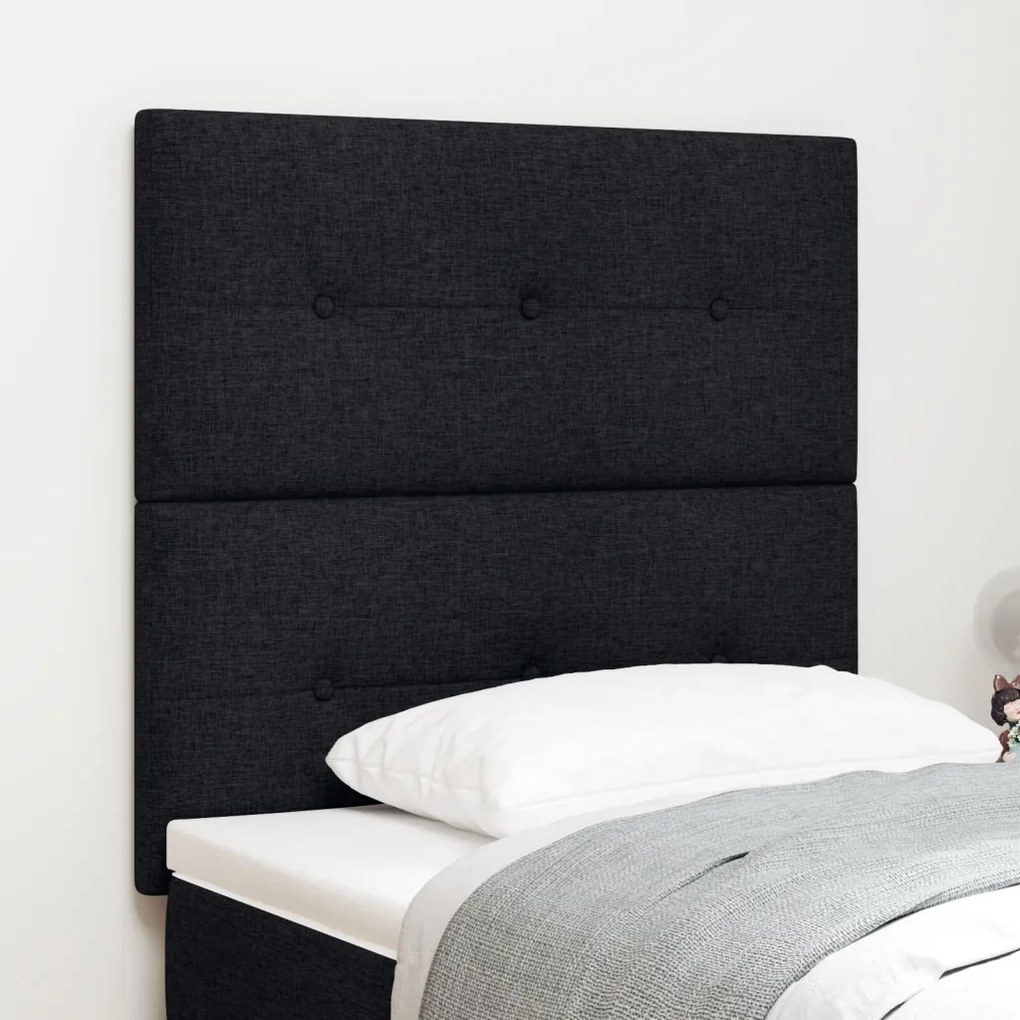 Fejtámla Gombos Fekete 100 cm Szövet
