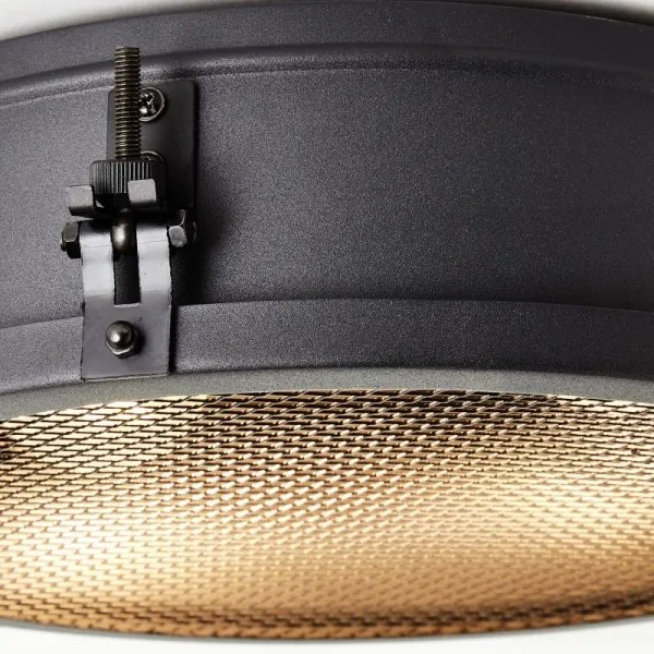 Brilliant - Mennyezeti lámpatest ZOIS, 2x E27 (max. 28 W), 230 V, Ø 34 cm