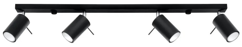 Etna 4L fekete mennyezeti lámpa - Sollux