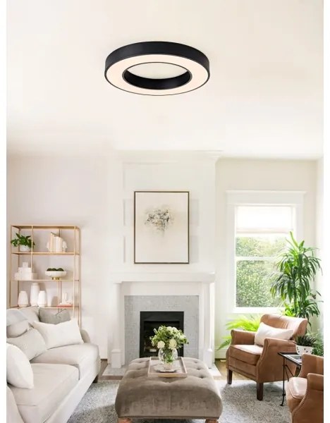 Immax NEO 07209L-LED Dimmelhető lámpa PASTEL LED/53W/230V 60cm fekete Tuya + távirányító