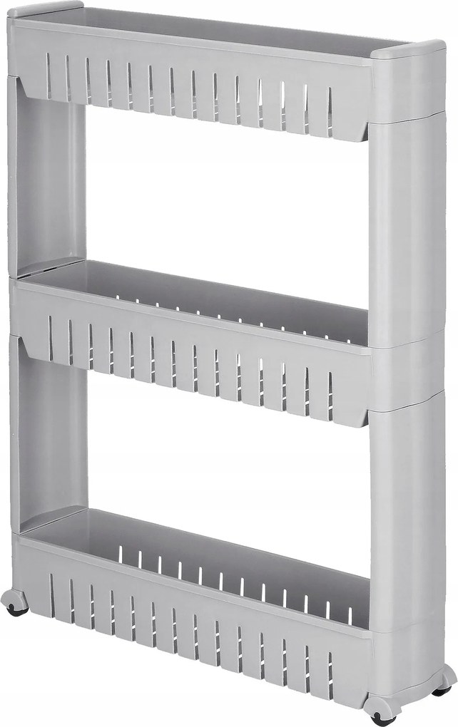 Fürdőszobai Mobil Gurulós Szekrény Könyvespolc Szürke Fürdőszoba Polc Rendszerező