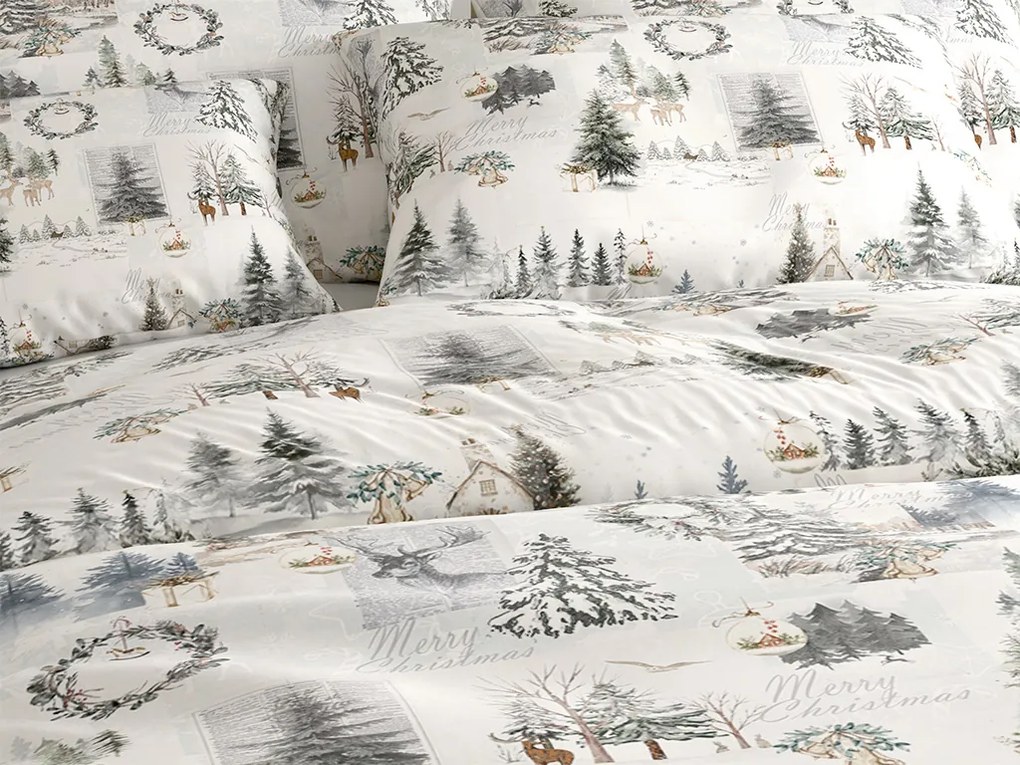 Pamut ágynemű WINTER WHISPER színes Ágyneműhuzat mérete: 70 x 90 cm | 140 x 200 cm