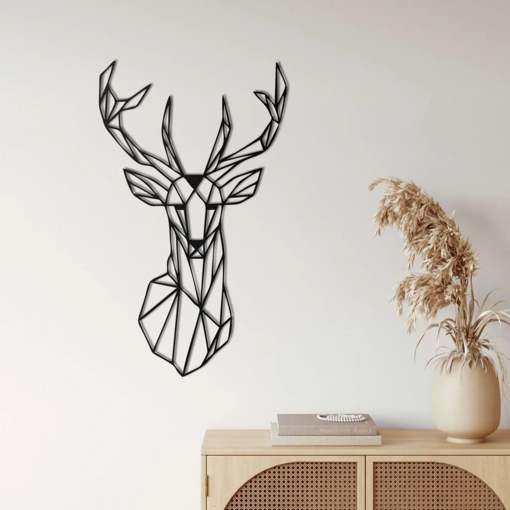Fém fali dekoráció, 28×46 cm