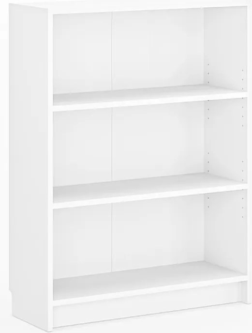 Könyvespolc, fehér, 80 cm