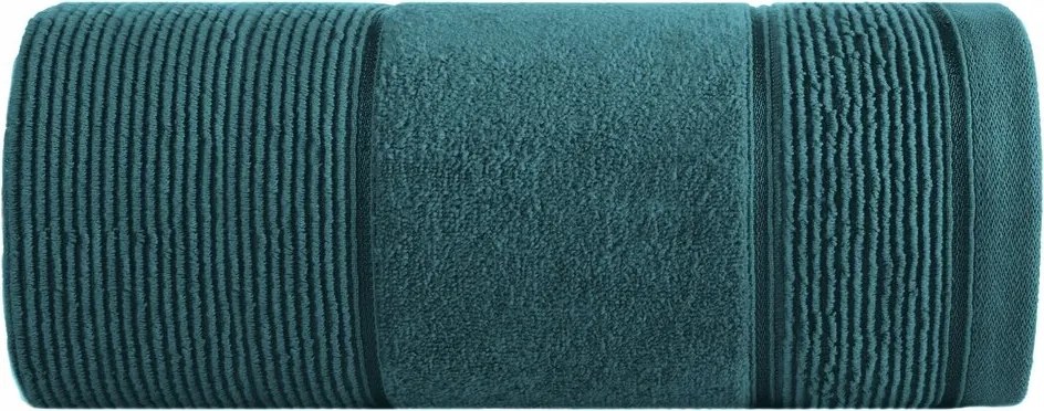 Fürdőlepedő 50X90 c. türkizkék, dombornyomott csíkokkal