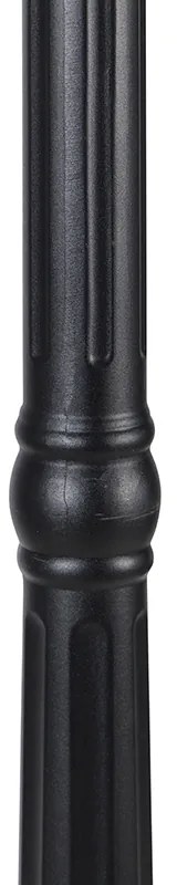 Kültéri lámpa fekete 220 cm 3-lámpás IP44 - Havana