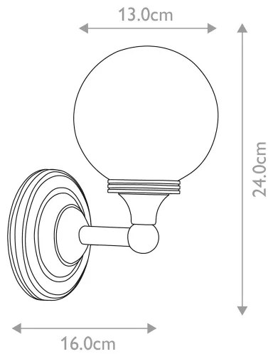 Elstead BATH-AUSTEN4-PC - LED Fürdőszobai lámpa AUSTEN 1xG9/3W/230V IP44