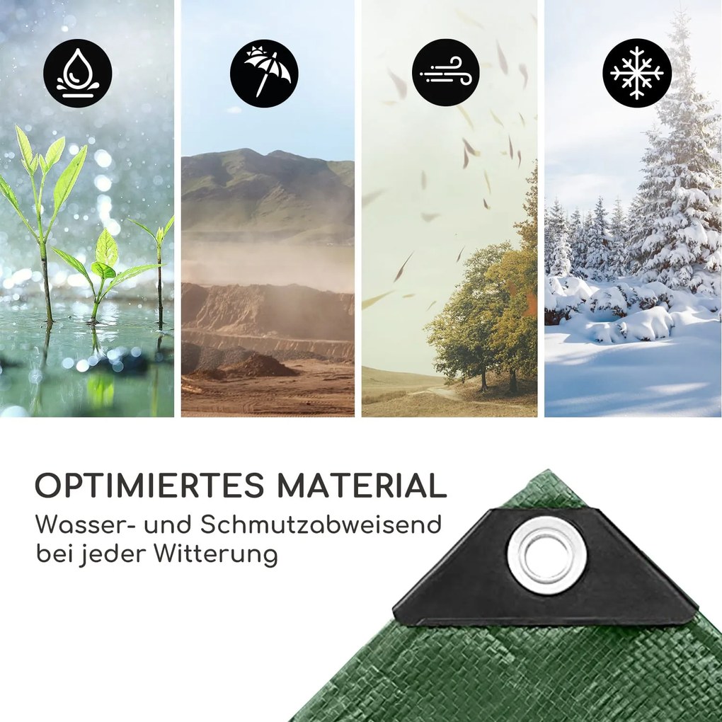 Blumfeldt Aegis, szőtt ponyva, univerzális ponyva, műanyag, megerősített sarkok, kötél