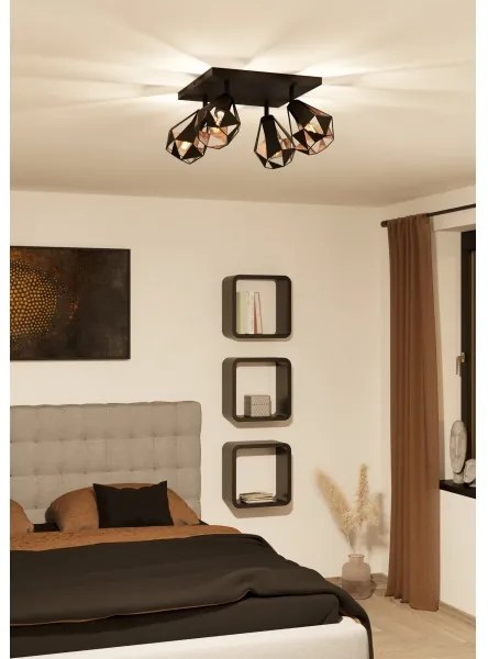 Eglo 43718 - Spotlámpa CARLTON 4xE27/40W/230V