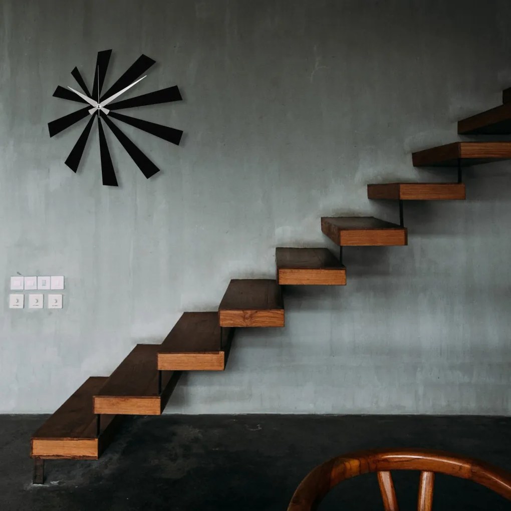 Enzoclock fém falióra, 48×48 cm – S024