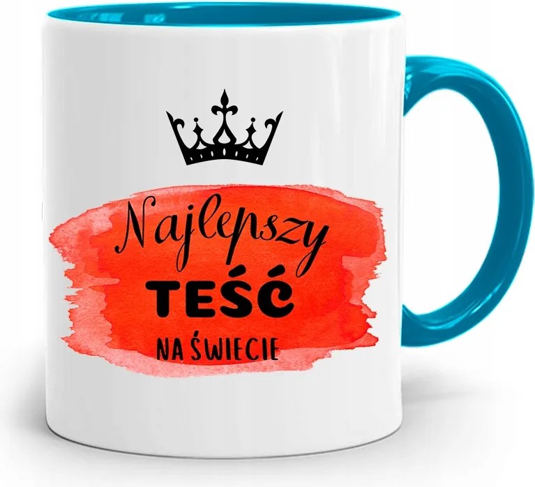 Kék Bögre Ajándék Apósnak A Legjobb Após fényképes nyomattal