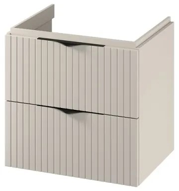 Cersanit S1015-005 - TIRSO függesztett fürdőszobai mosdó alatti szekrény 60x45 cm bézs