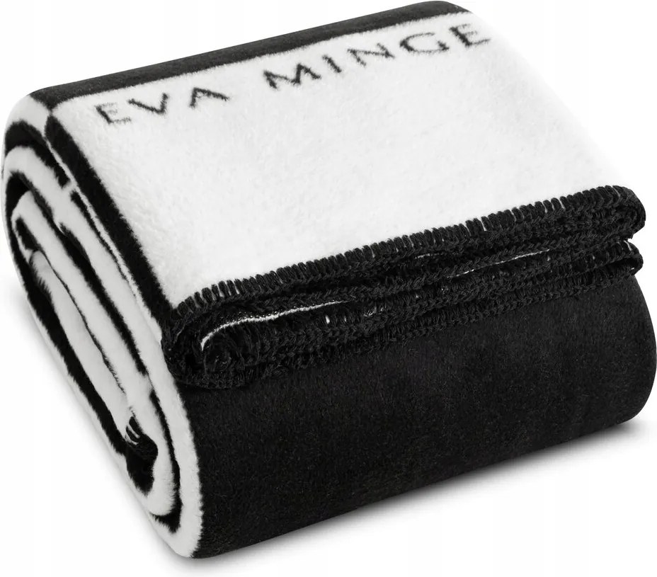 Ágytakaró ELEGANT1 220x240 Eva Minge Eurofirany fehér fekete kockás