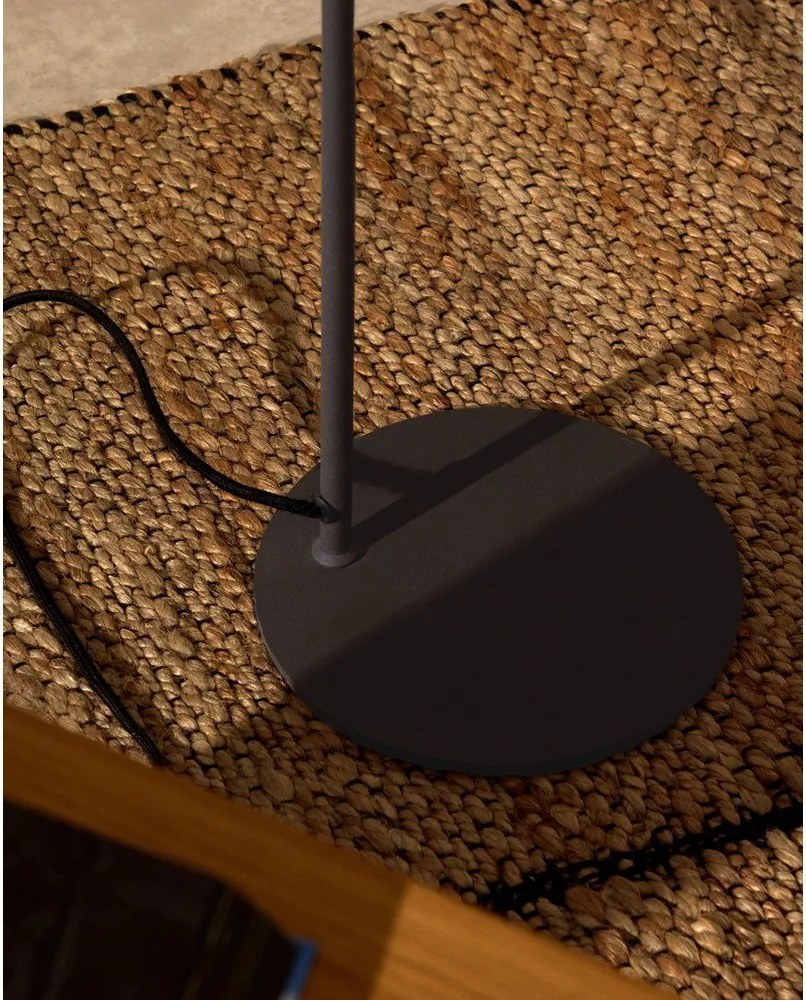 Fekete állólámpa (magasság 147 cm) Manie – Kave Home