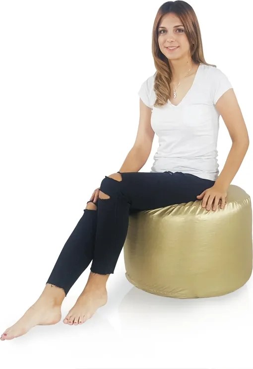 Ülőgarnitúra Ökobőr Cilindro fotel Arany