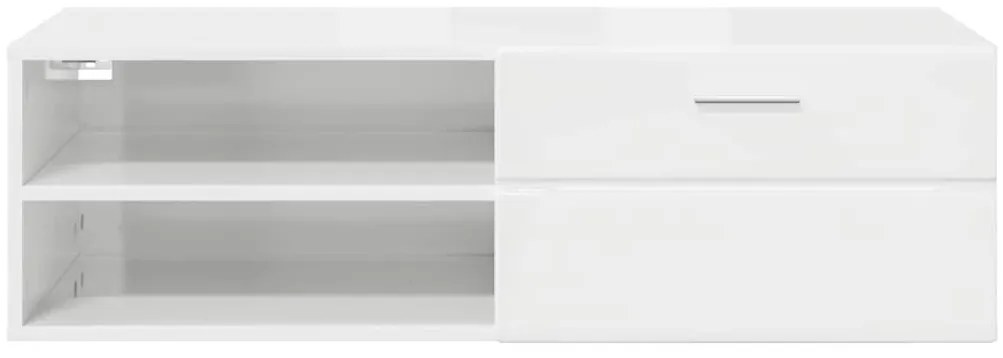 TV szekrény fiókkal Beton szürke 100.5 x 39 x 30 cm Faanyag