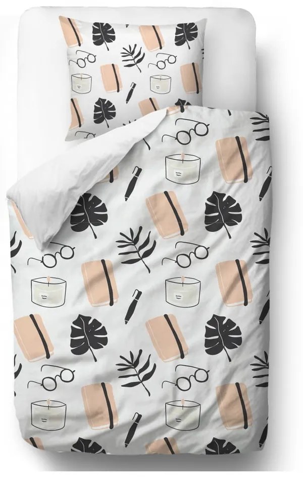 Hygge Moment pamut-szatén ágyneműhuzat, 135 x 200 cm - Butter Kings