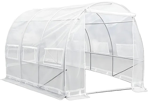 Fóliasátor 200x200x300 cm váz+fólia